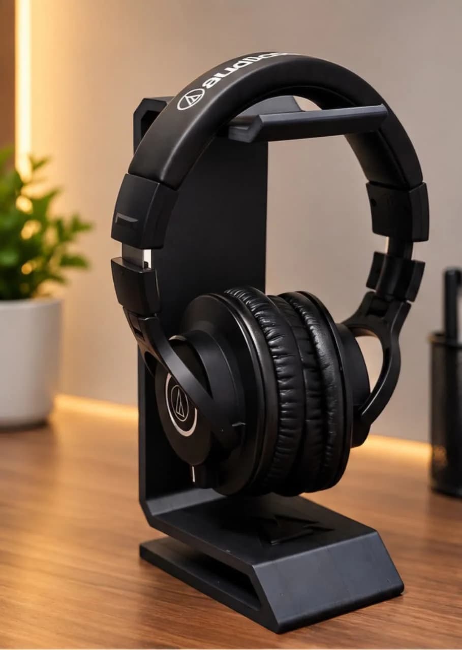Suporte para Headset em Preto